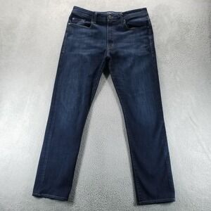 Fidelity Jeans Mens 38x32 Blue Jimmy Slim Straight Stretch Made In USA